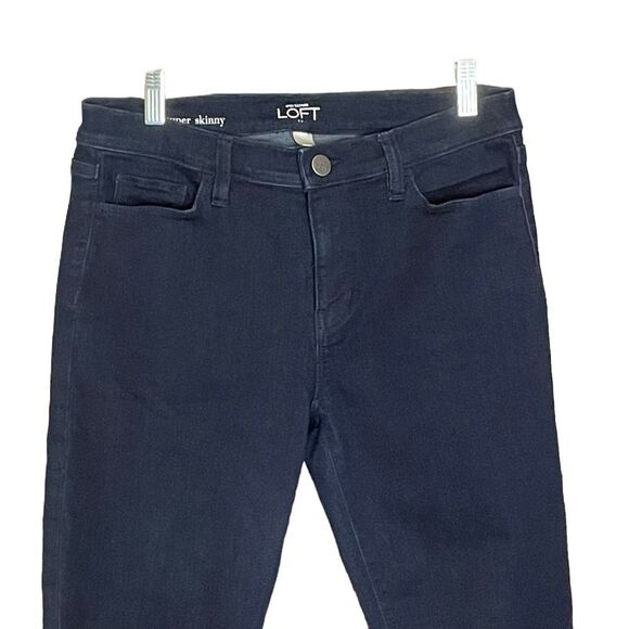 Ann Taylor LOFT Navy Super Skinny Jeans, size 8 - Picture 3 of 8